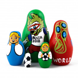Матрешки - чемпионат мира по футболу, подарок фанатам