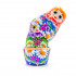 Разноцветные радужные матрешки – эко игрушки, набор из 7 шт