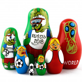 Матрешки Чемпионат мира по футболу (набор 7 шт)