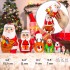 Матрешка Санта Клаус и друзья для новогоднего украшения, набор 7 шт