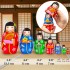 Матрешка в виде японской девушки в кимоно, дидактические игрушки, 7 в 1