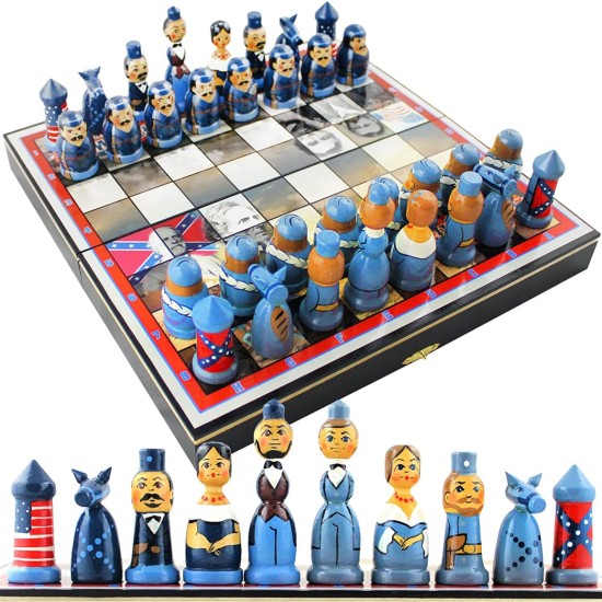 Шахматный набор "Гражданская война в США"