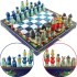 Зимний тематический набор шахмат в виде матрешек